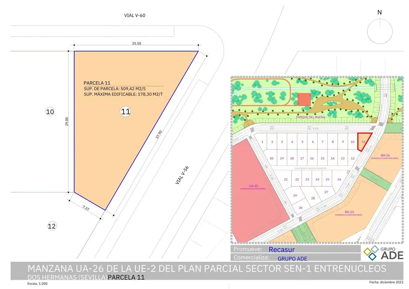 Residencial en venta en Dos Hermanas