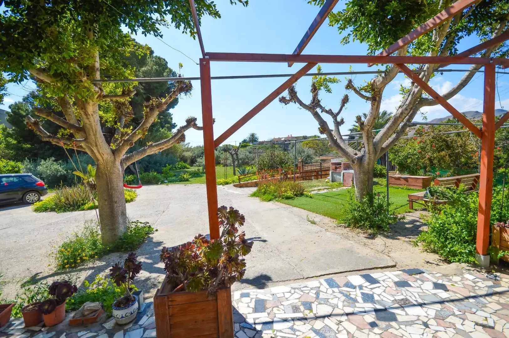 Jardí de Finca rústica en venda en Pechina amb Aire condicionat, Jardí privat i Terrassa