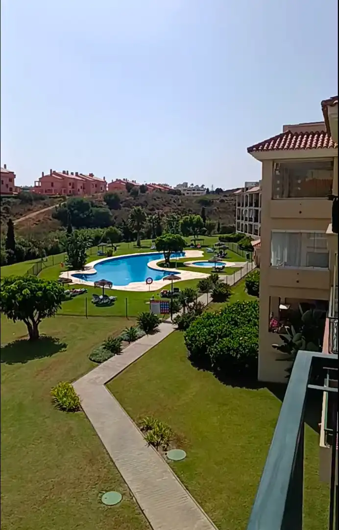 Jardí de Apartament de lloguer en Mijas amb Terrassa i Moblat