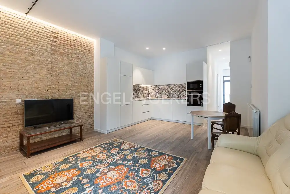 Sala d'estar de Apartament en venda en Valencia amb Aire condicionat, Calefacció i Terrassa