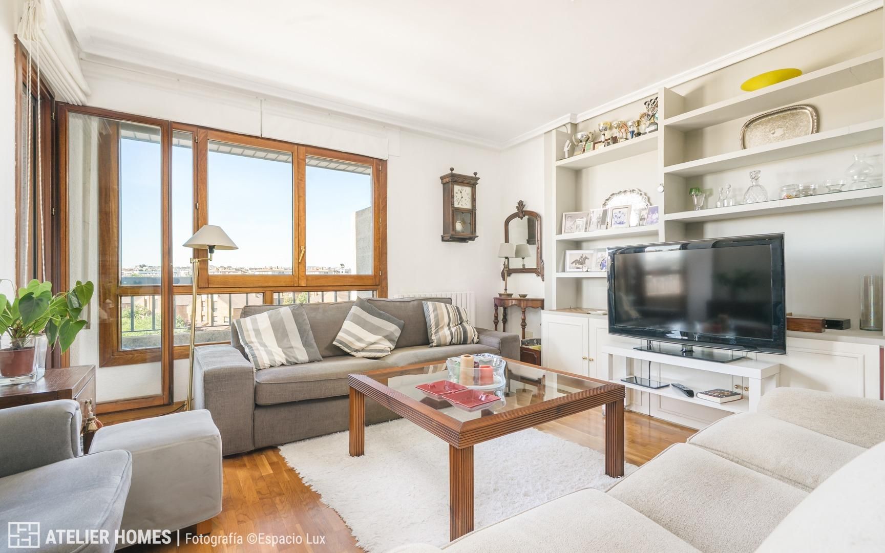 Living room of Attic for sale in  Zaragoza Capital  with Heating, Terrace and Storage room