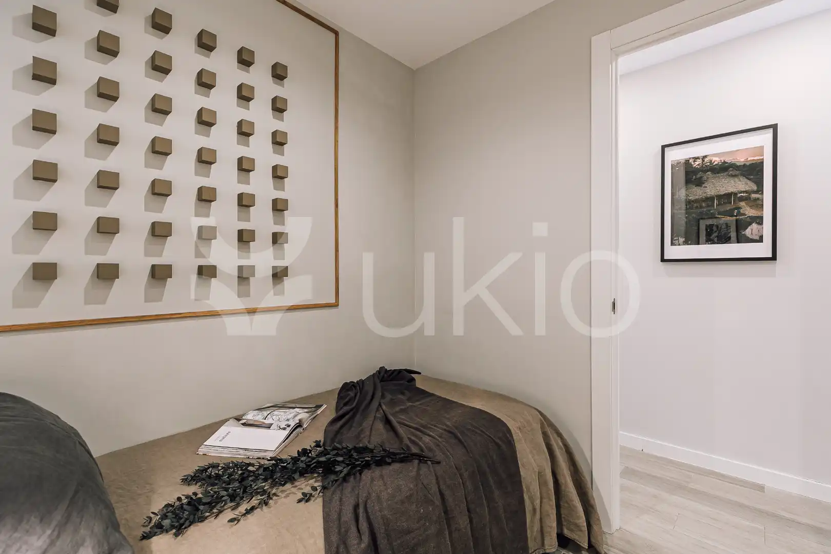 Habitación de Apartamento de alquiler en Barcelona con Aire acondicionado, Calefacción y Amueblado
