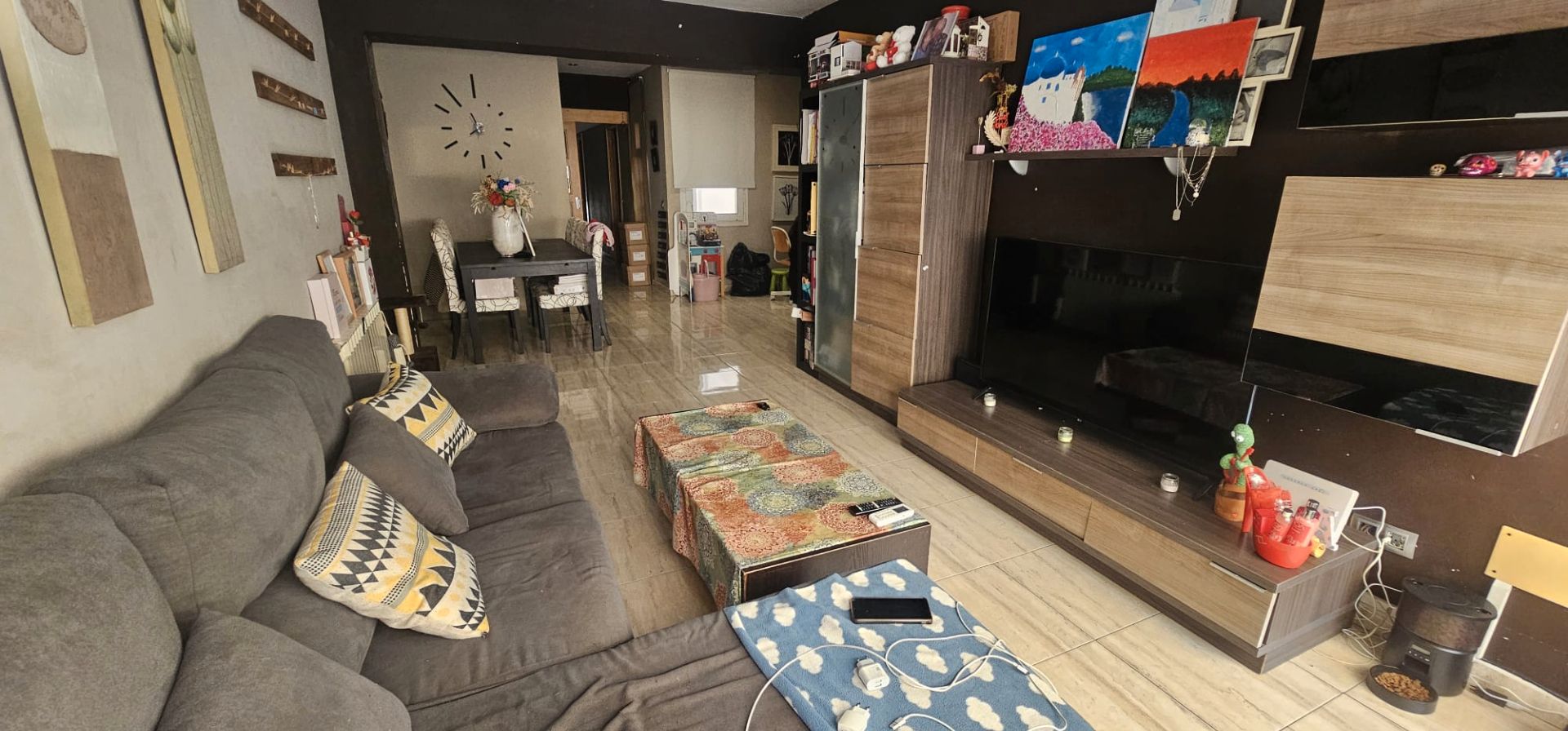 Living room of Flat for sale in Mataró  with Air Conditioner, Heating and Balcony