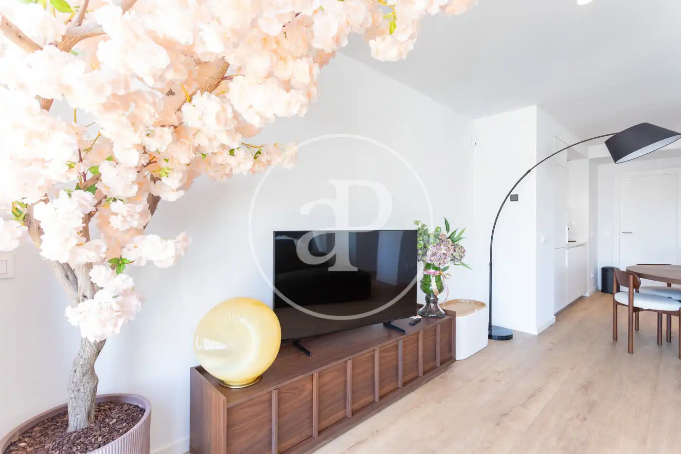 Sala de estar de Ático de alquiler en Barcelona con Aire acondicionado, Calefacción y Terraza
