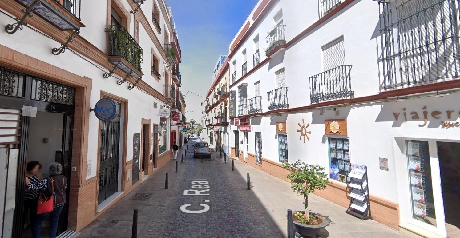 Exterior view of Flat for sale in Sanlúcar la Mayor  with Air Conditioner and Heating