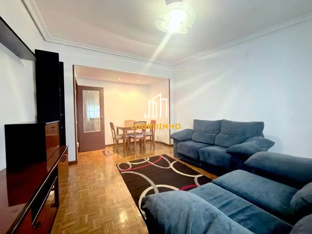 Living room of Flat for sale in  Logroño  with Heating and Furnished