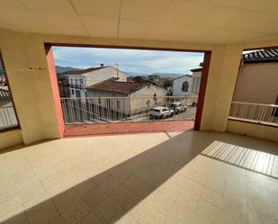 Exterior view of Single-family semi-detached for sale in Les Planes d'Hostoles  with Terrace