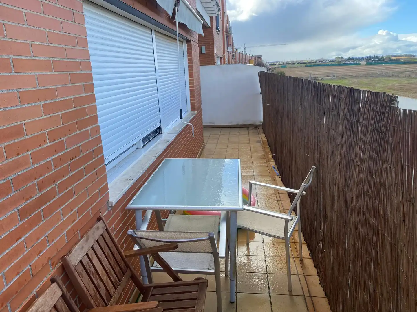 Terraza de Casa adosada en venta en Poblete con Aire acondicionado, Calefacción y Jardín privado
