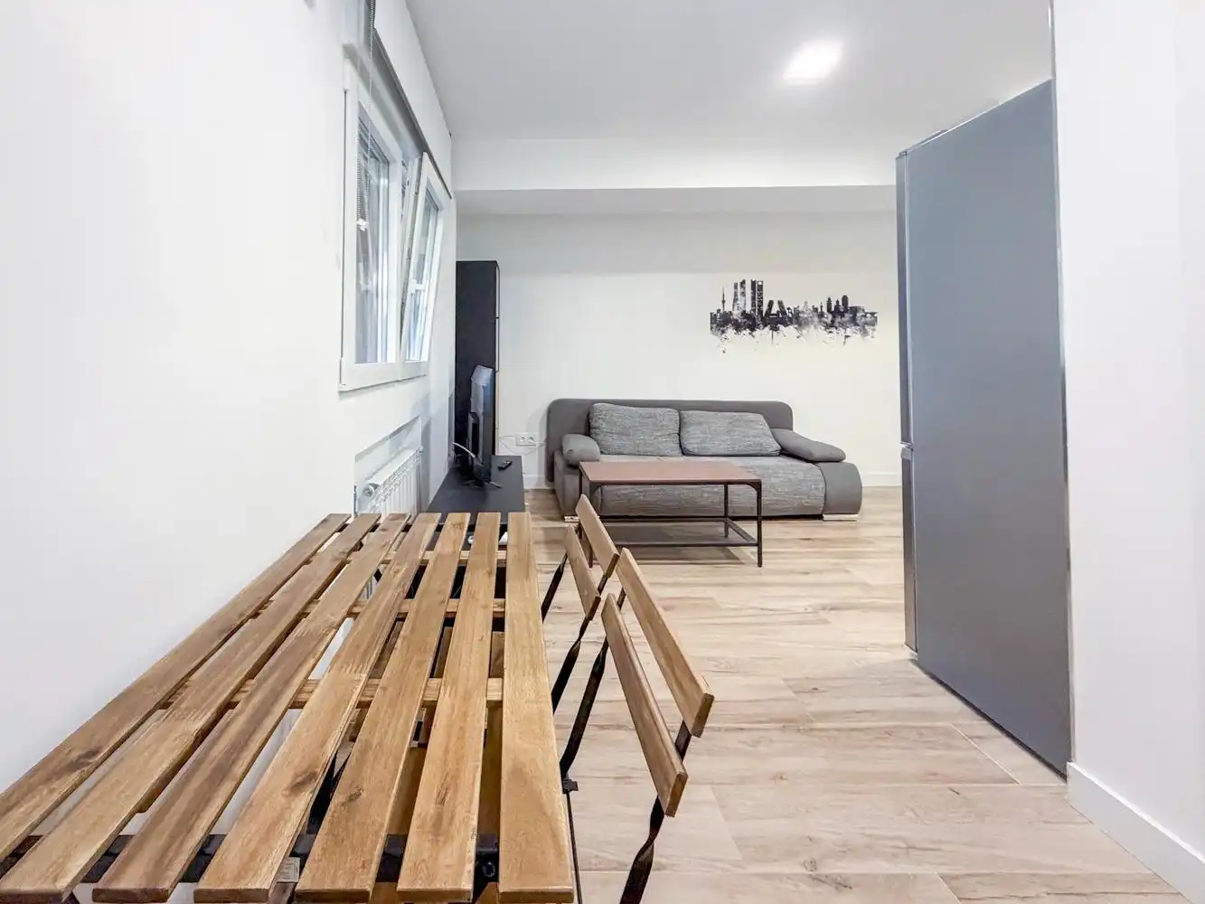 Living room of Lofts for rent in Madrid  with Air Conditioner, Heating and Furnished