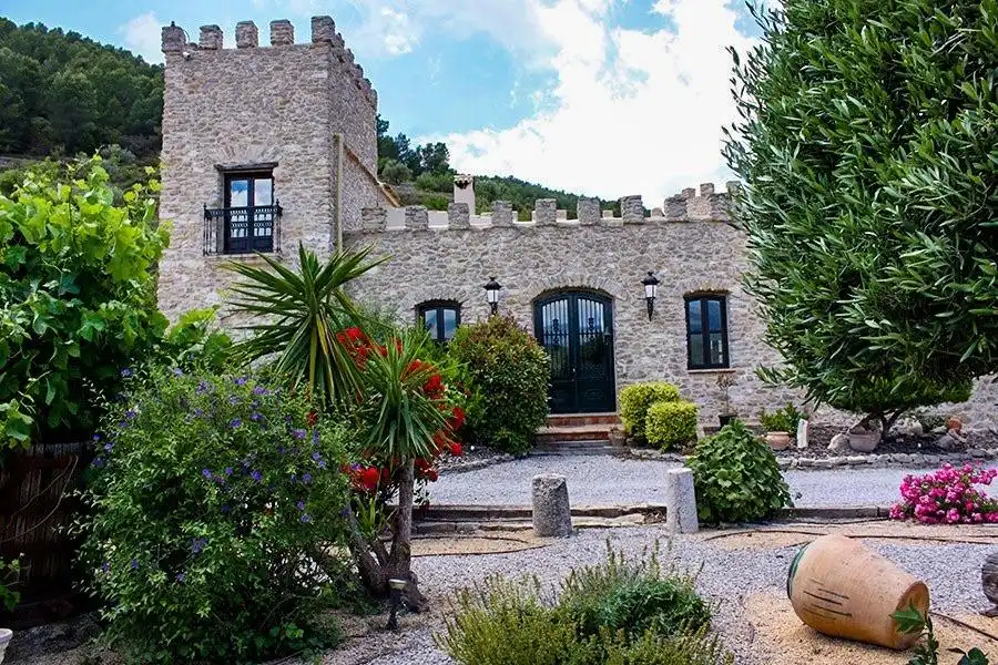 Vista exterior de Finca rústica en venta en Relleu con Aire acondicionado, Jardín privado y Terraza