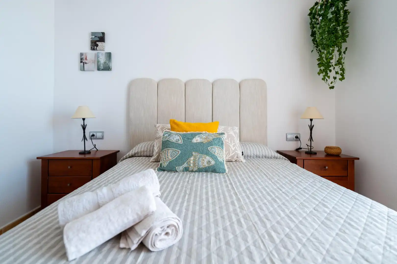 Schlafzimmer von Maisonette zum Verkauf in Mojácar mit Klimaanlage, Privatgarten und Terrasse