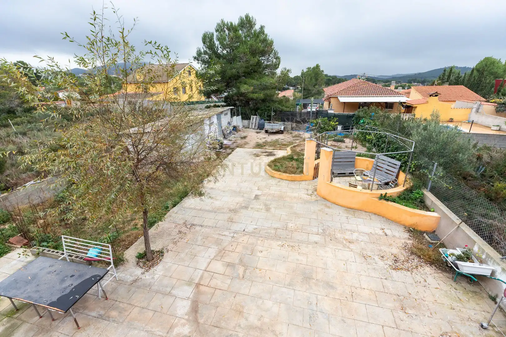 Terrassa de Casa o xalet en venda en El Montmell amb Aire condicionat, Jardí privat i TV