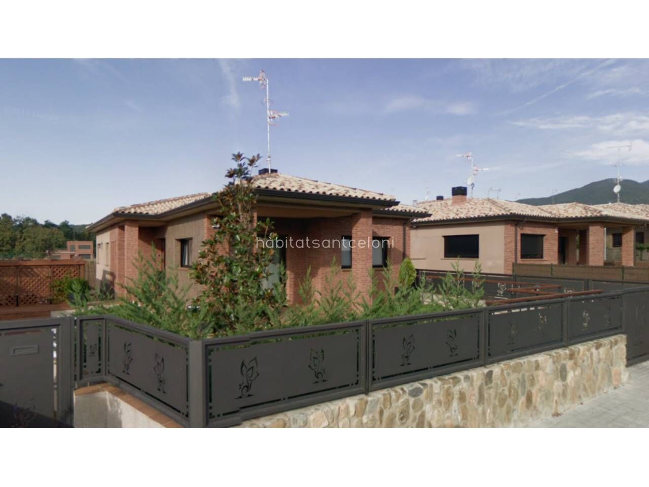 Exterior view of House or chalet for sale in Sant Esteve de Palautordera  with Private garden
