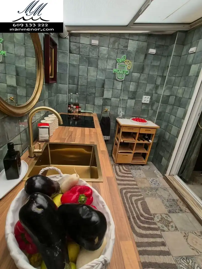 Cocina de Dúplex en venta en Cartagena con Aire acondicionado, Terraza y Amueblado