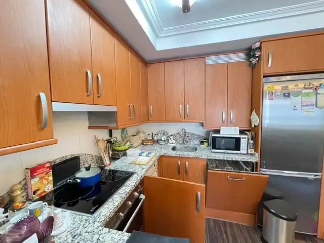 Cocina de Apartamento en venta en Cistérniga con Calefacción, Trastero y Amueblado
