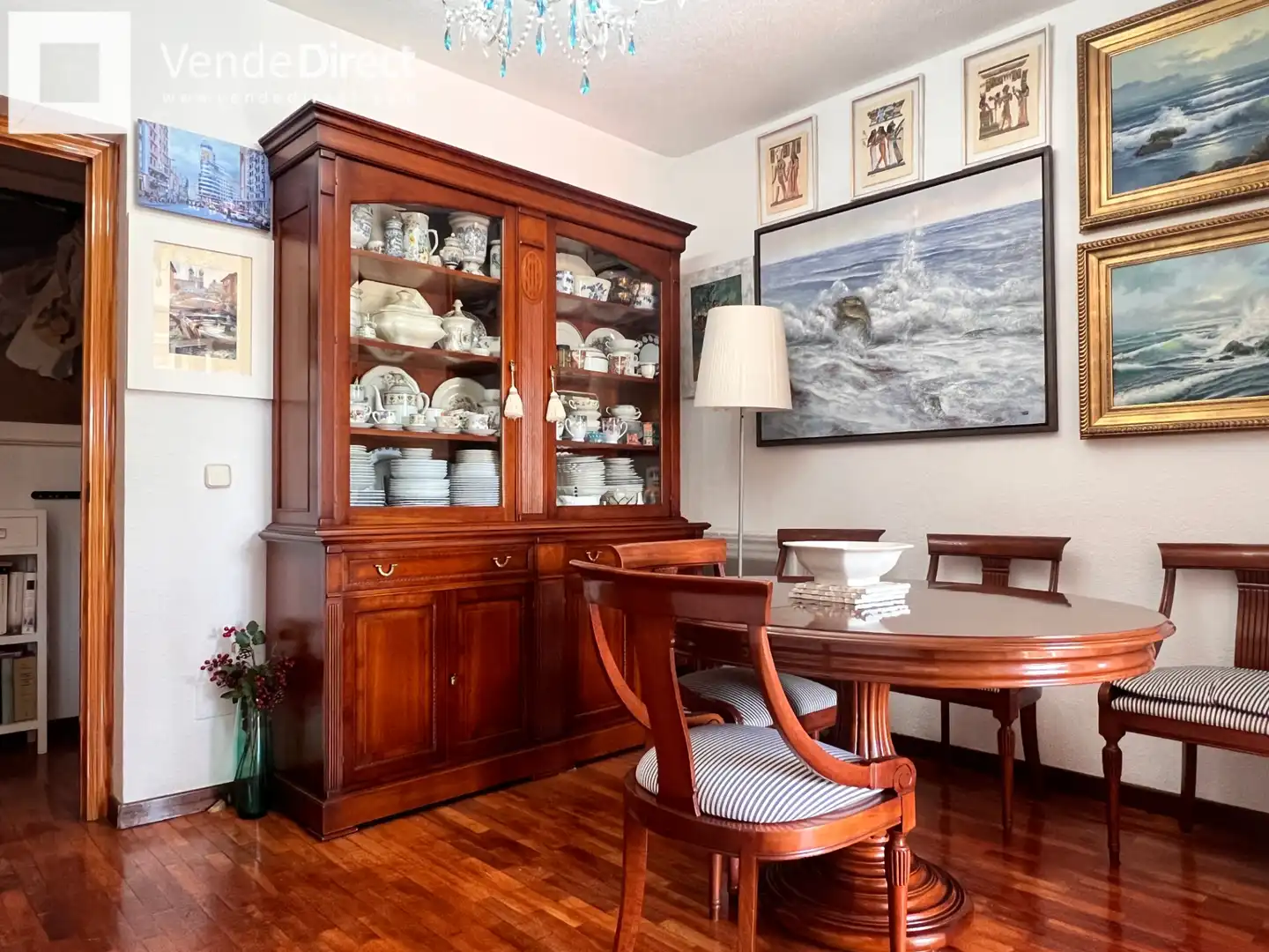 Comedor de Piso en venta en Madrid con Trastero, Amueblado y Balcón
