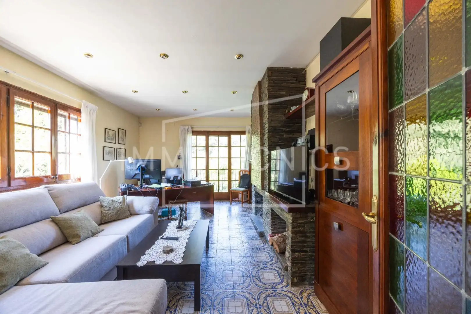 Sala de estar de Casa o chalet en venta en Llinars del Vallès con Aire acondicionado, Calefacción y Alarma