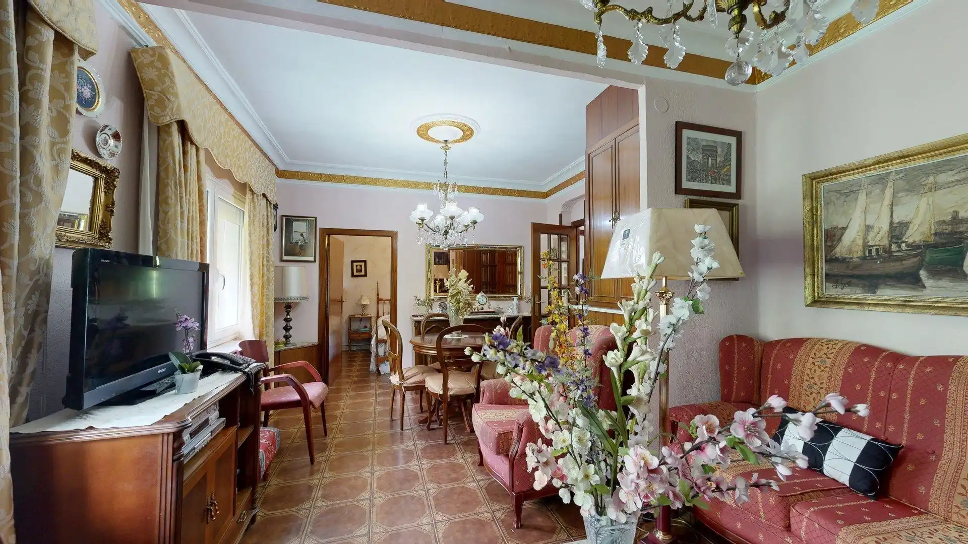 Comedor de Piso en venta en Zaragoza con Calefacción y Amueblado