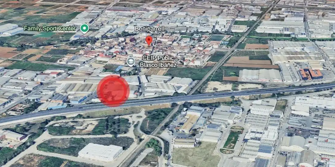 Terreno industrial en venta en Beniparrell
