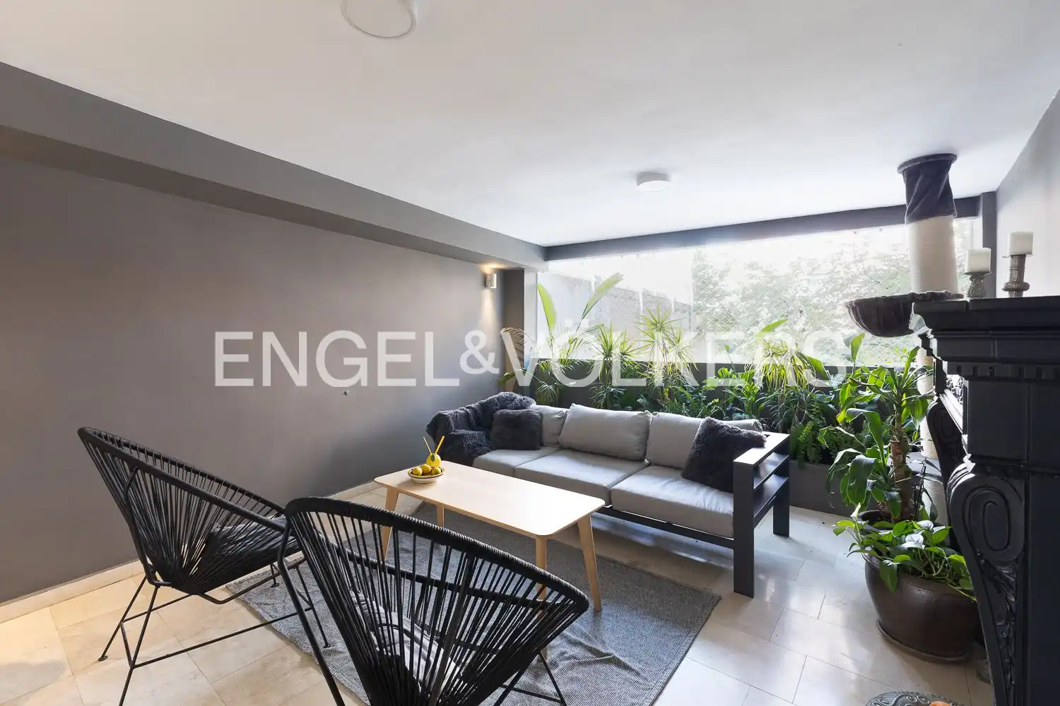 Terrace of Flat for rent in Valencia  with Air Conditioner, Heating and Terrace