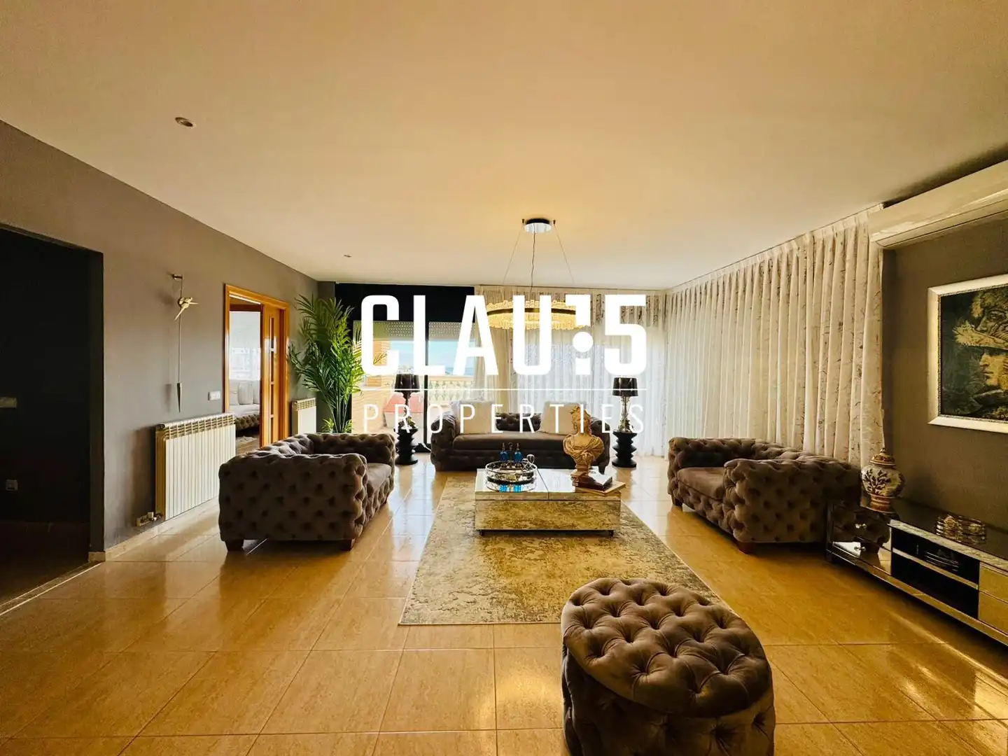 Sala de estar de Casa o chalet en venta en Canet de Mar con Jardín privado, Terraza y Piscina