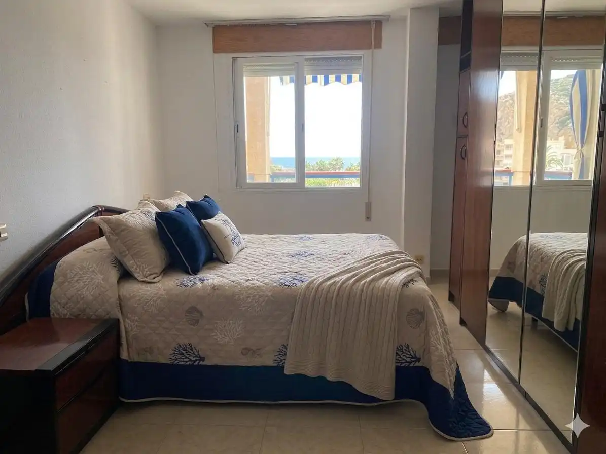 Schlafzimmer von Wohnung zur Miete in Águilas mit Möbliert und Balkon
