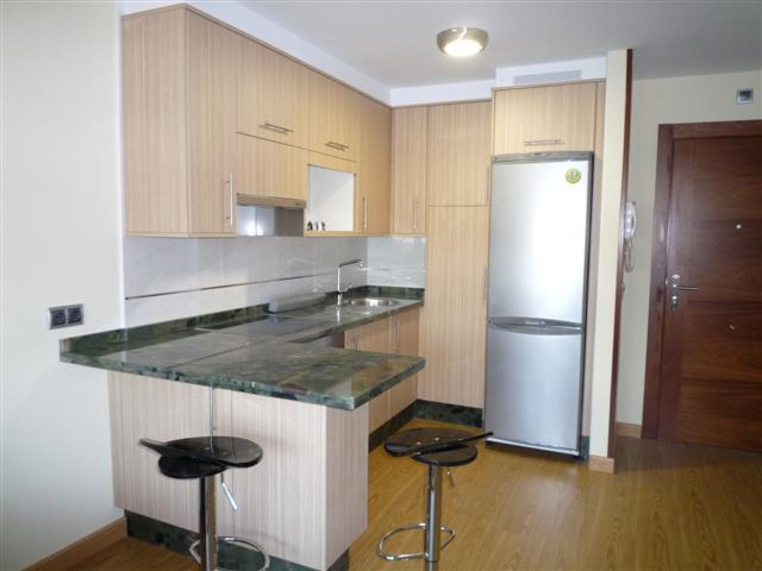 Kitchen of Flat for rent in Siero  with Heating, Parquet flooring and Storage room