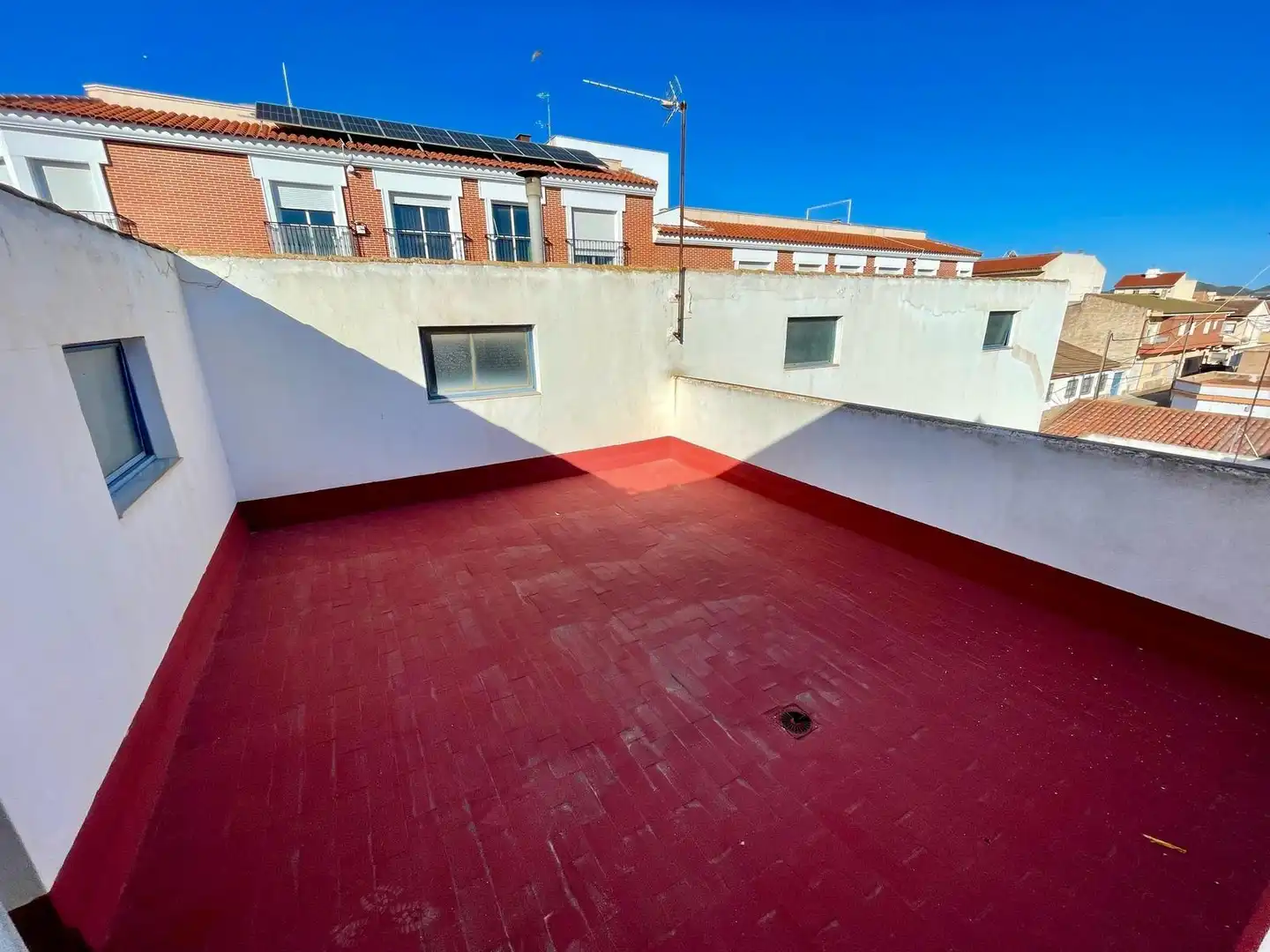 Terrasse von Wohnung zum Verkauf in Fuente Álamo de Murcia mit Klimaanlage, Terrasse und Abstellraum