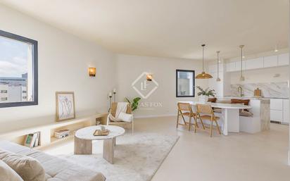 Living room of Flat for sale in  Barcelona Capital  with Air Conditioner, Heating and Terrace