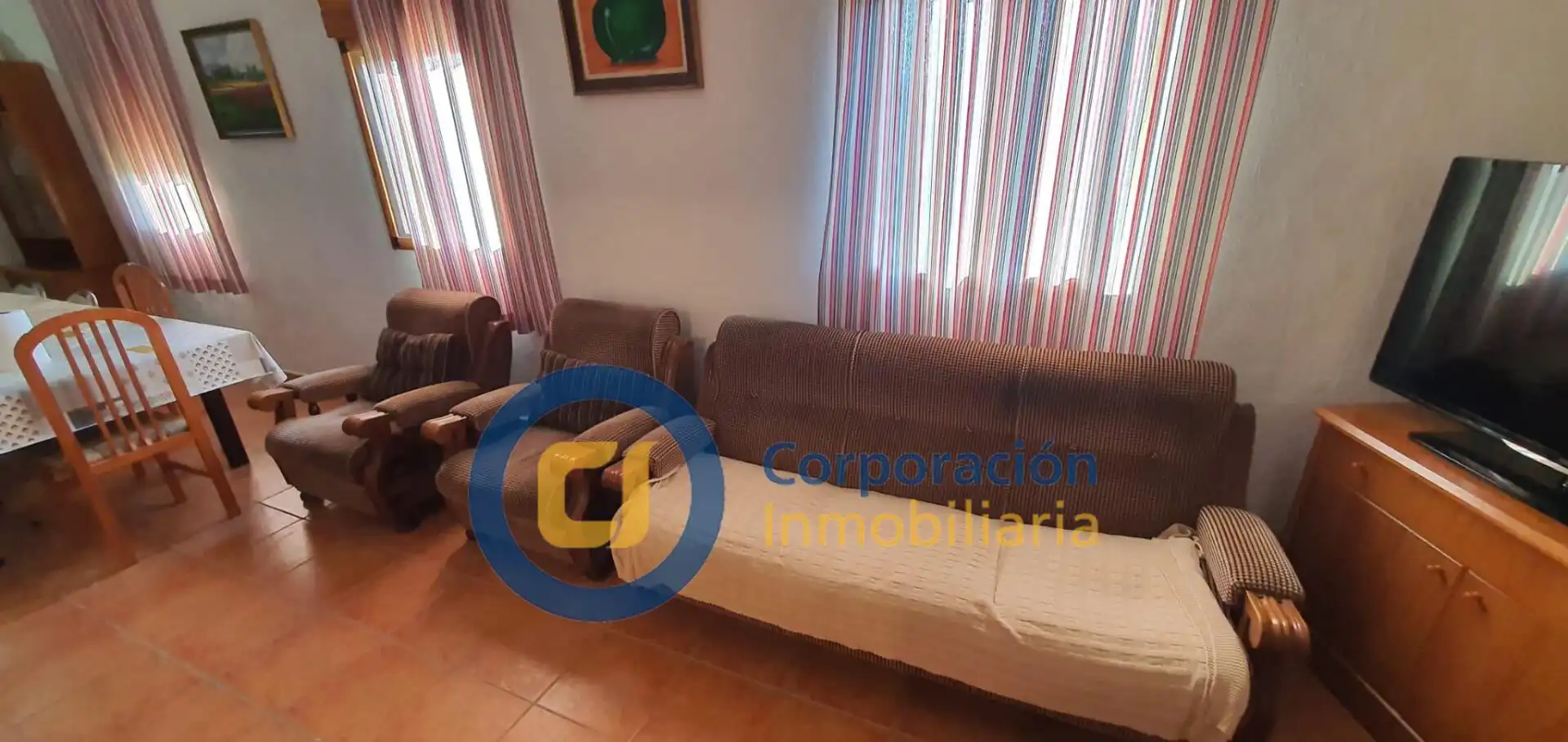 Sala de estar de Casa o chalet en venta en Lorca con Amueblado