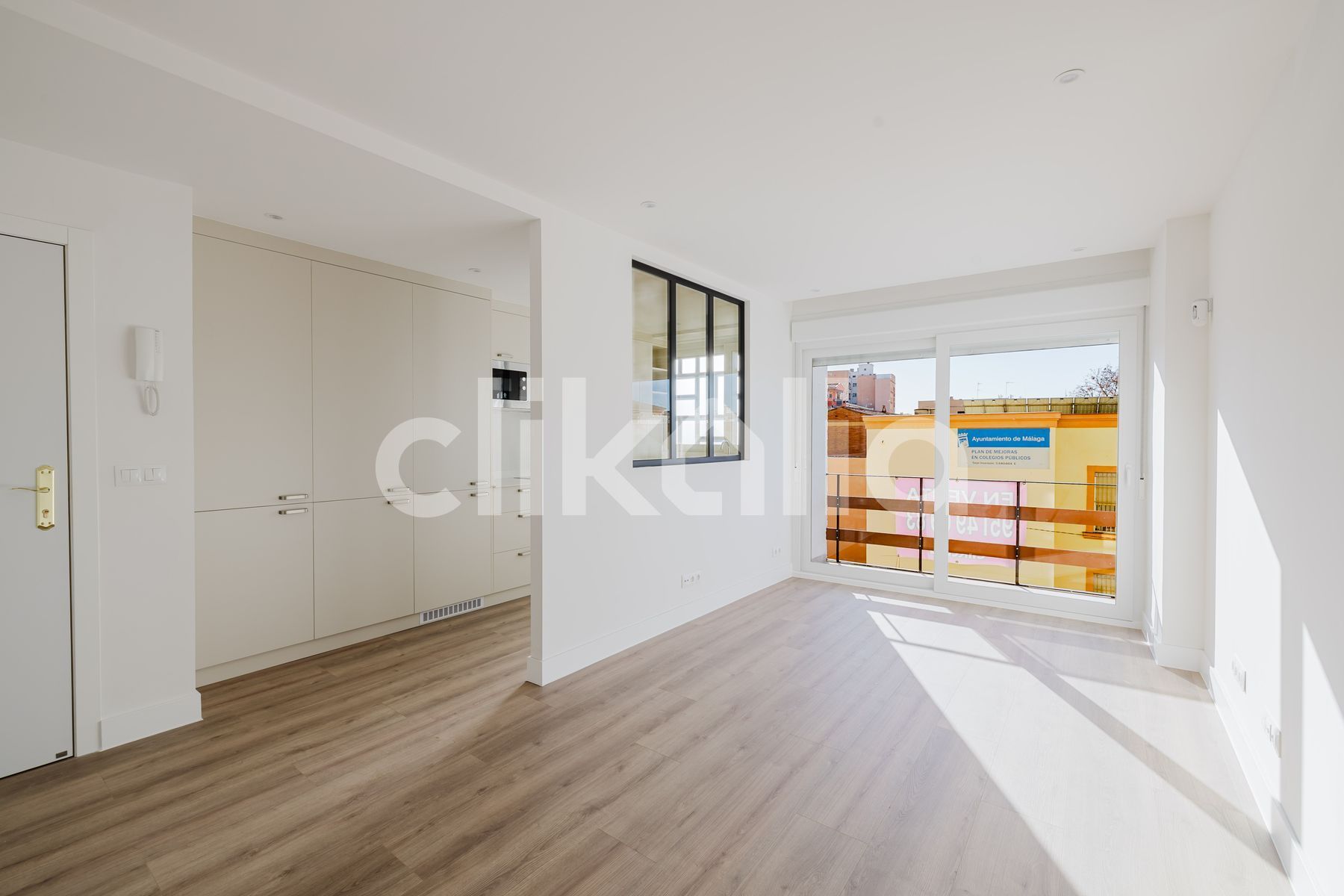 Bedroom of Flat for sale in Málaga Capital  with Air Conditioner, Terrace and Balcony