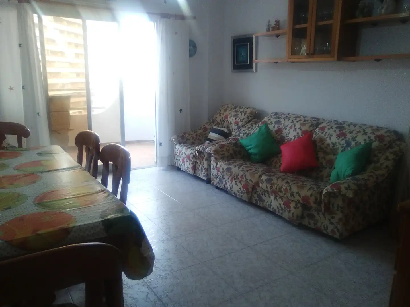 Sala de estar de Apartamento de alquiler en Cullera con Terraza, Amueblado y Horno