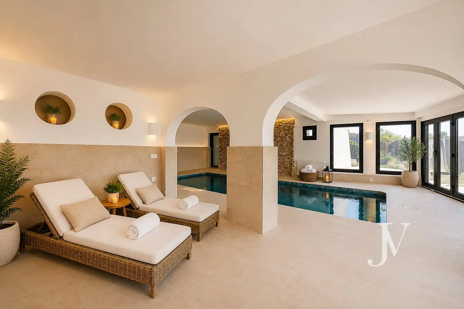 Swimming pool of Houses for sale in Ciudalcampo  with Air Conditioner, Heating and Private garden