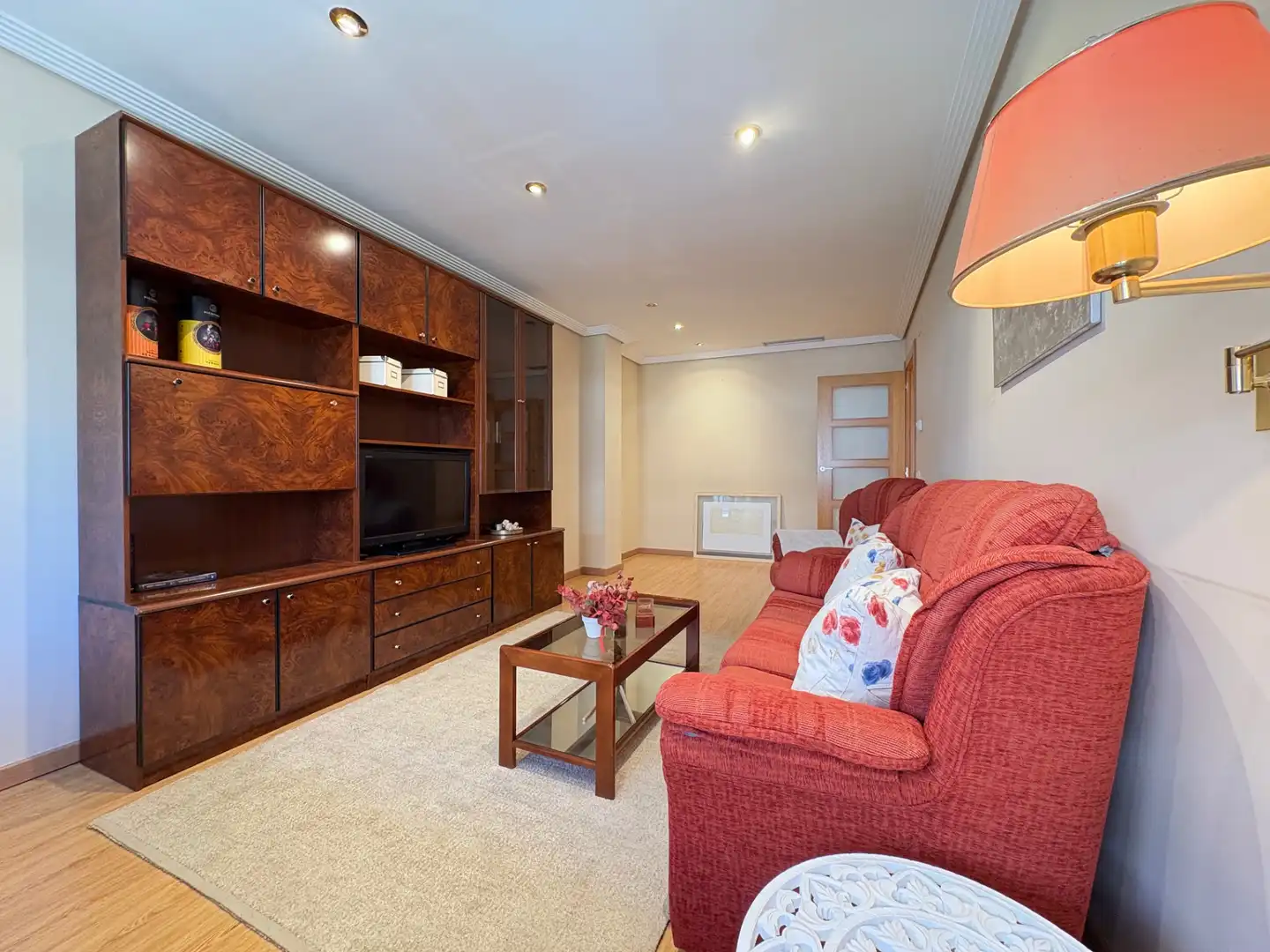 Sala de estar de Apartamento en venta en Arnedo con Calefacción, Parquet y Trastero