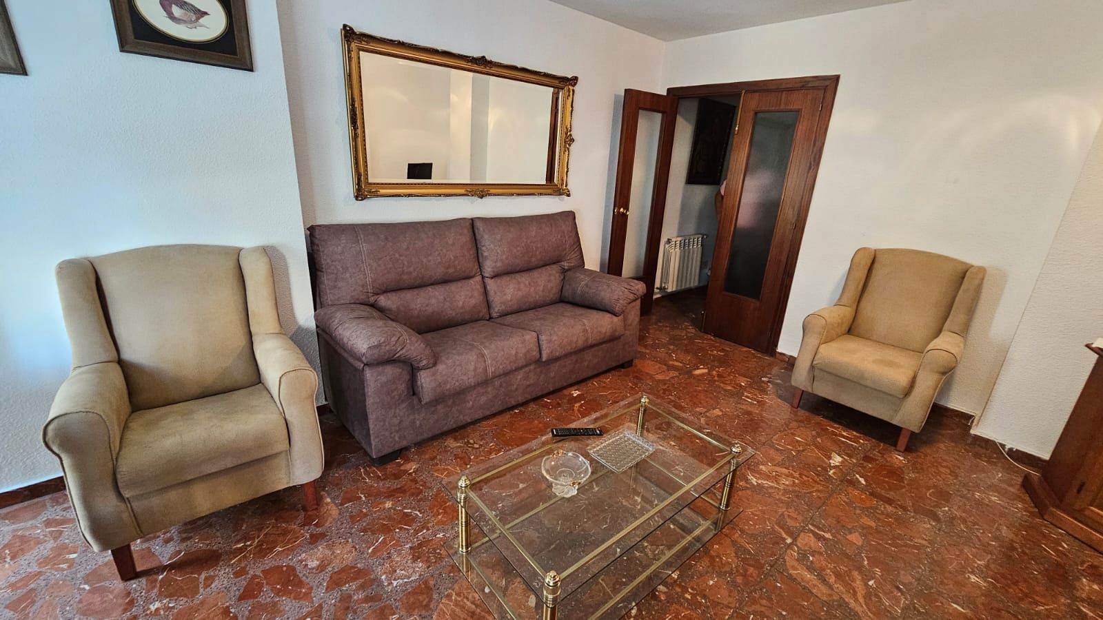 Sala d'estar de Pis en venda en  Jaén Capital amb Calefacció, Moblat i Balcó