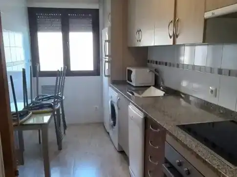 Cuina de Pis de lloguer en Alcañices amb Parquet, Moblat i Balcó