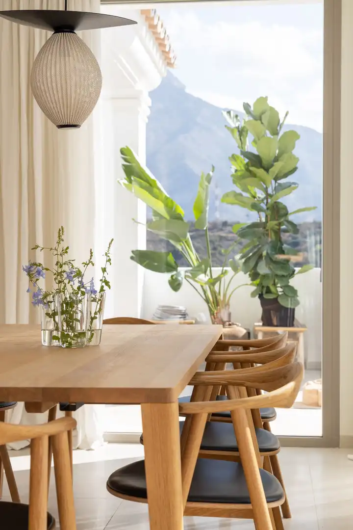 Esszimmer von Dachboden zum Verkauf in Marbella mit Terrasse und Balkon