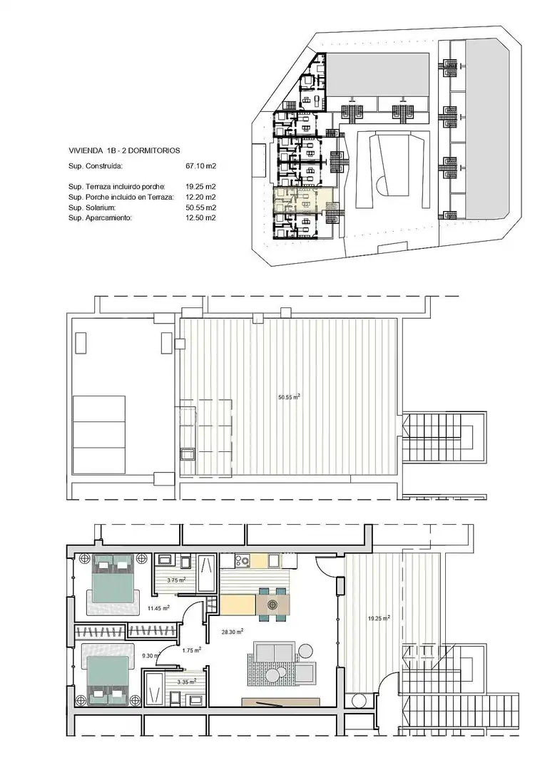 Apartament amb terrassa en venda a Roldán, imagen 19