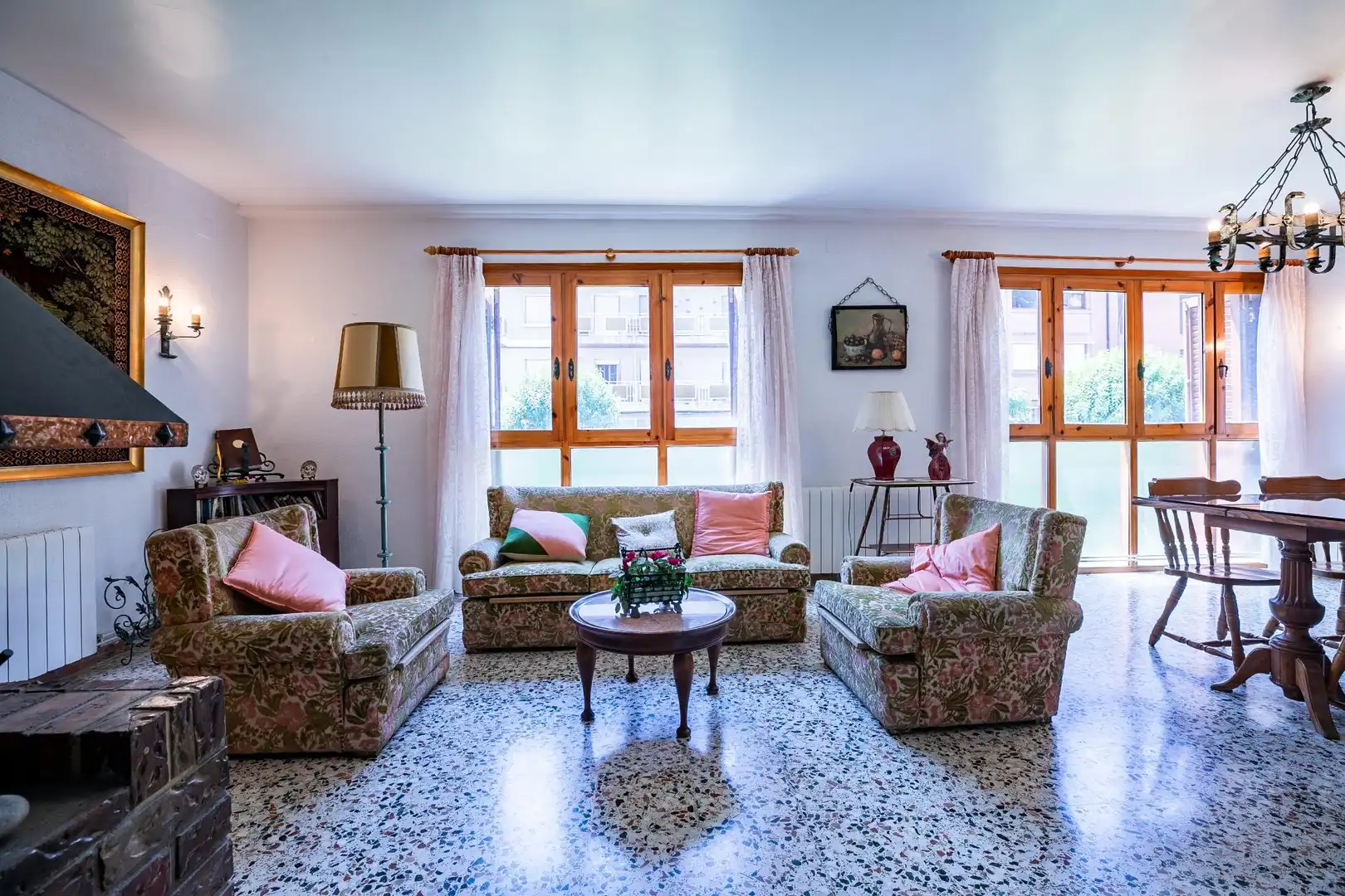 Sala de estar de Piso en venta en Boltaña con Aire acondicionado, Calefacción y Jardín privado