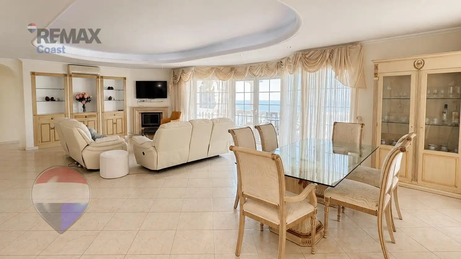 Comedor de Casa o chalet en venta en Mijas con Aire acondicionado, Jardín privado y Terraza