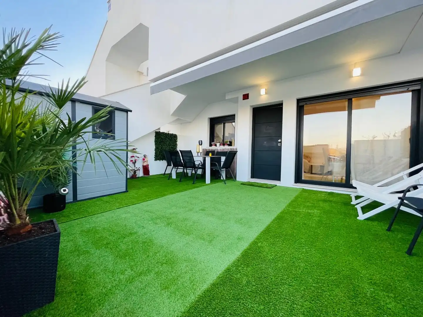 Terraza de Casa o chalet de alquiler en San Pedro del Pinatar con Aire acondicionado, Calefacción y Jardín privado