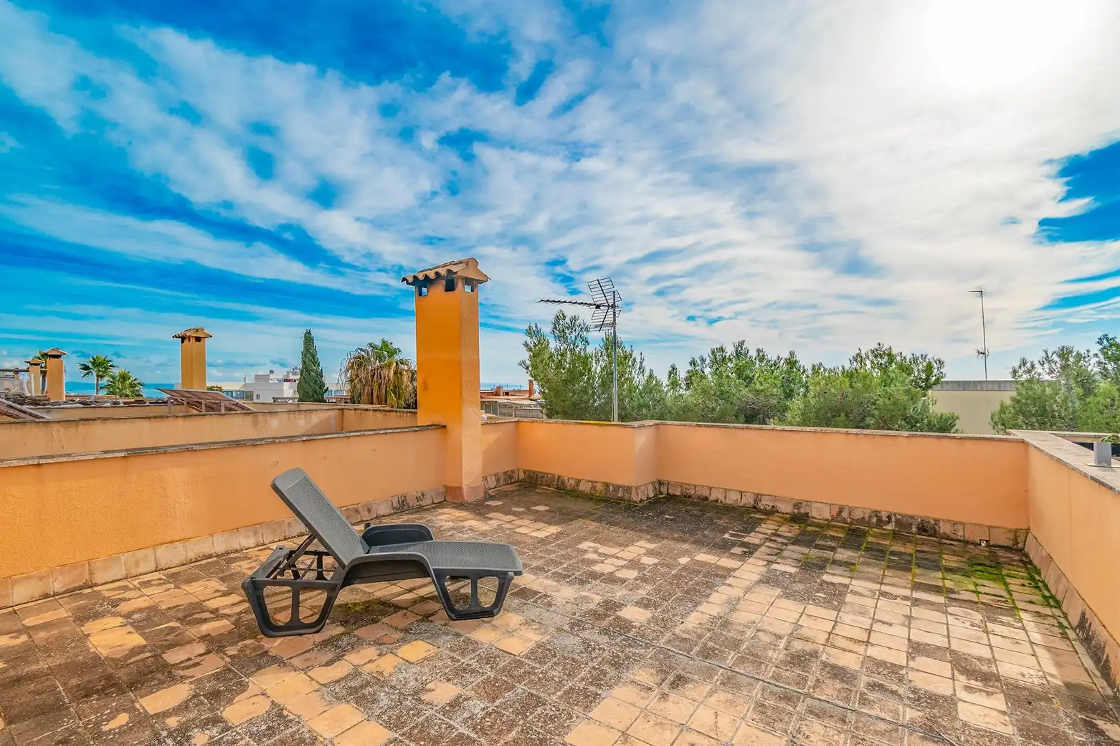 Terraza de Casa adosada en venta en  Palma de Mallorca con Aire acondicionado, Calefacción y Jardín privado