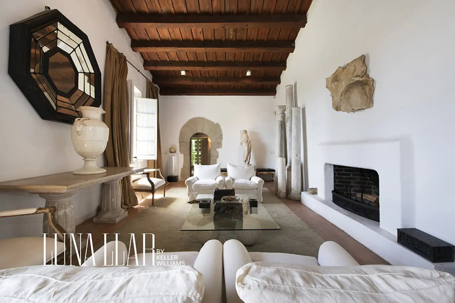 Sala de estar de Casa o chalet en venta en Pineda de Mar con Jardín privado y Piscina