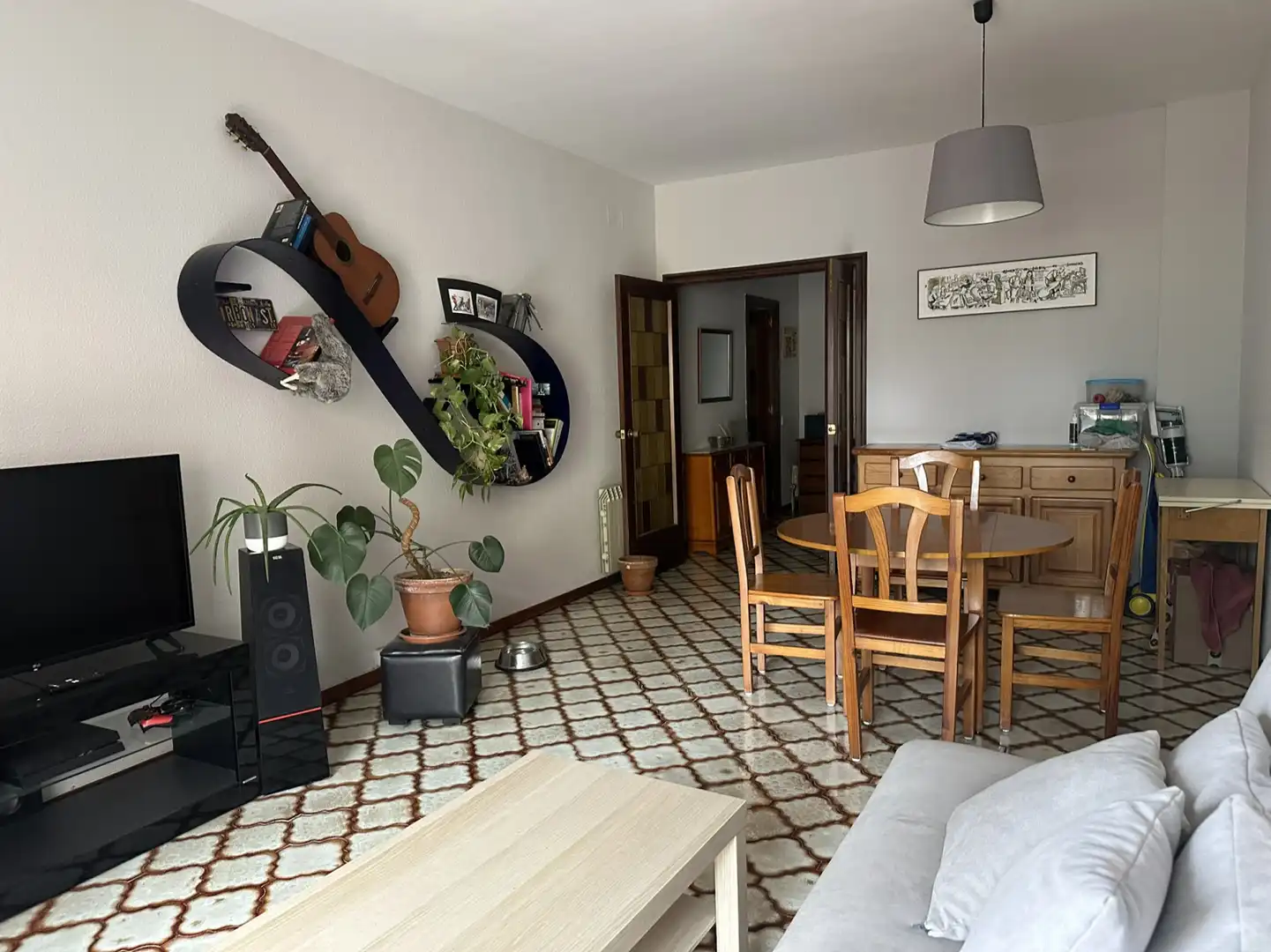 Sala d'estar de Pis en venda en Barcelona amb Traster i Balcó