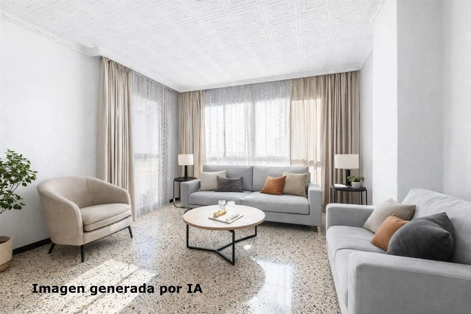 Sala d'estar de Pis en venda en  Palma de Mallorca amb Balcó