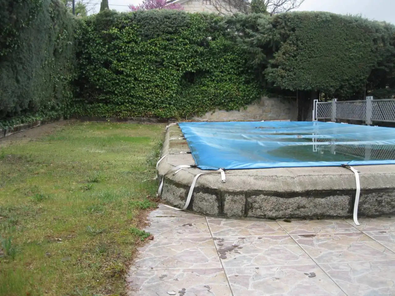Piscina de Casa o xalet en venda en Manzanares El Real amb Calefacció, Jardí privat i Terrassa