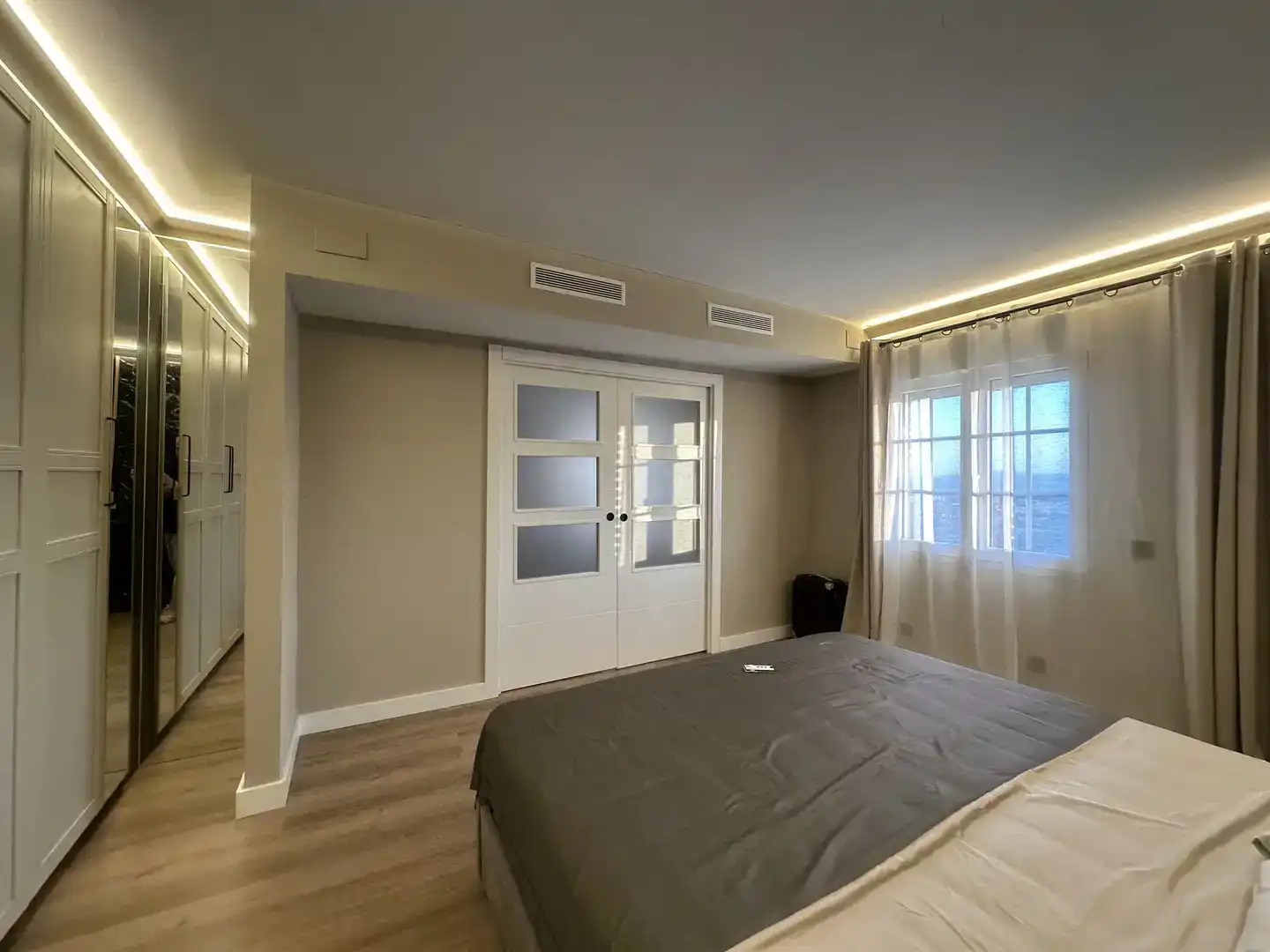 Bedroom of Houses for rent in Teià  with Air Conditioner, Private garden and Parquet flooring