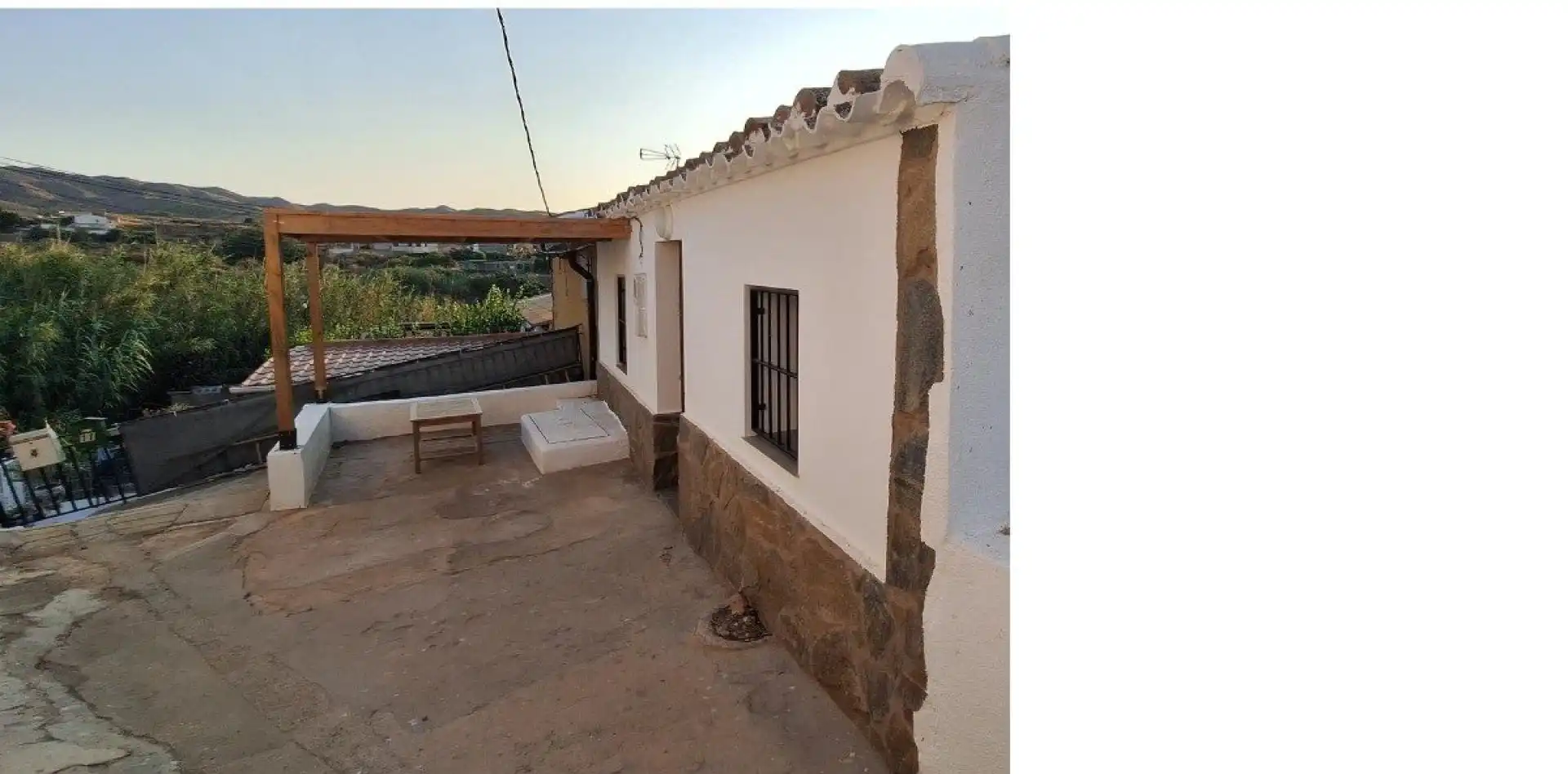 Vista exterior de Finca rústica en venda en Antas amb Calefacció, Terrassa i Piscina