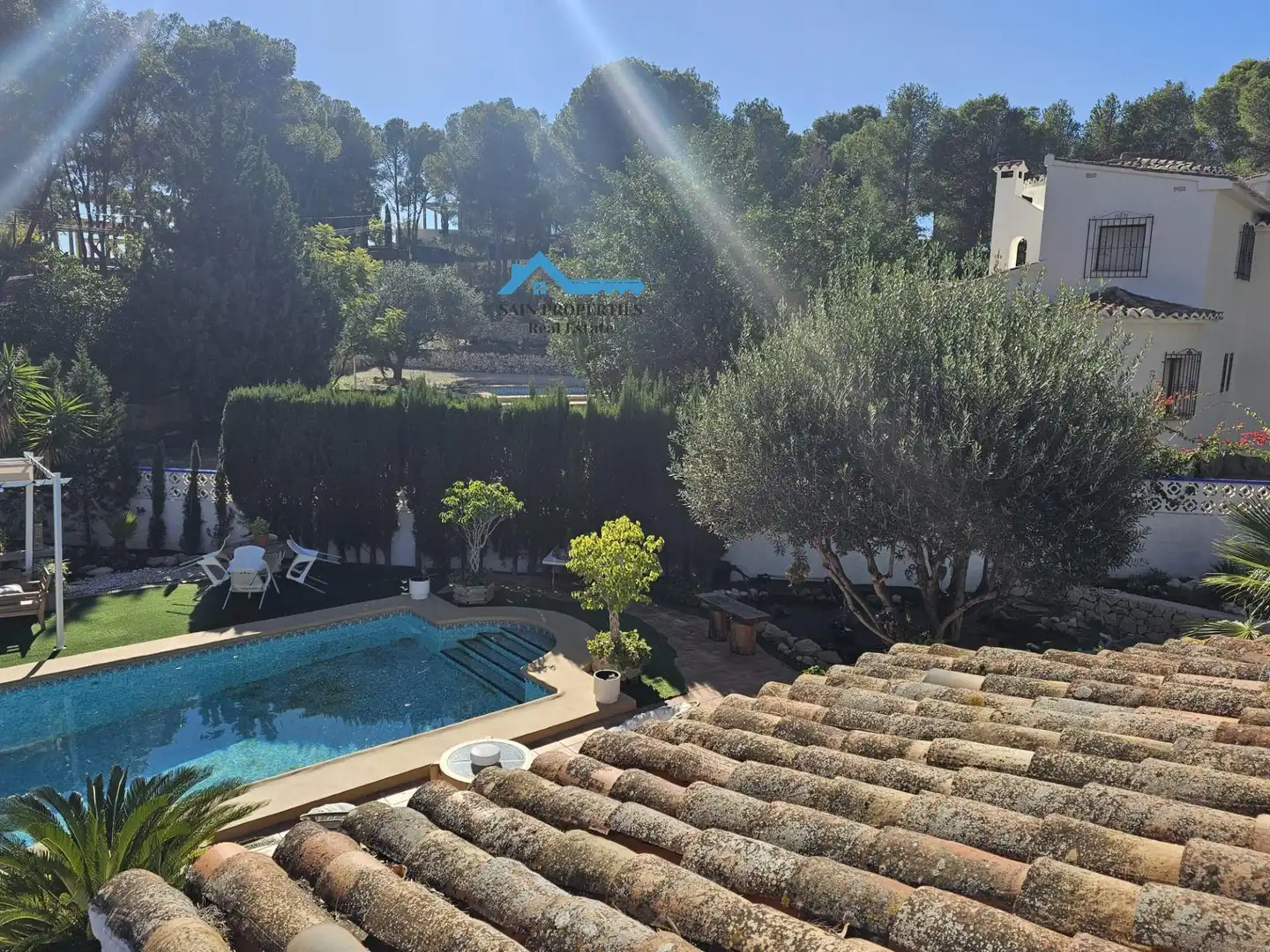 Jardín de Casa o chalet en venta en Altea con Aire acondicionado, Calefacción y Jardín privado