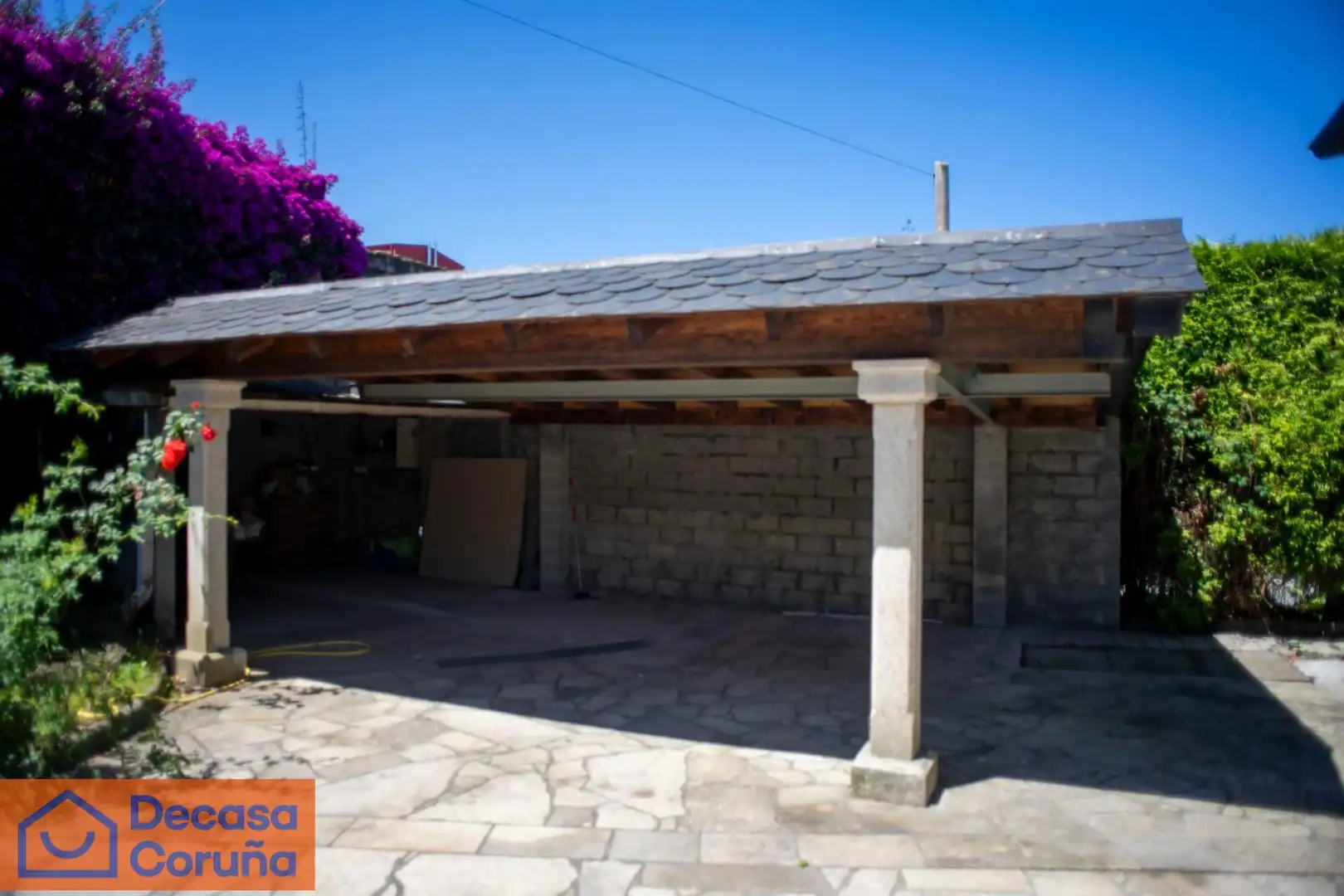 Exterior view of Houses for sale in A Coruña Capital   with Heating, Private garden and Terrace